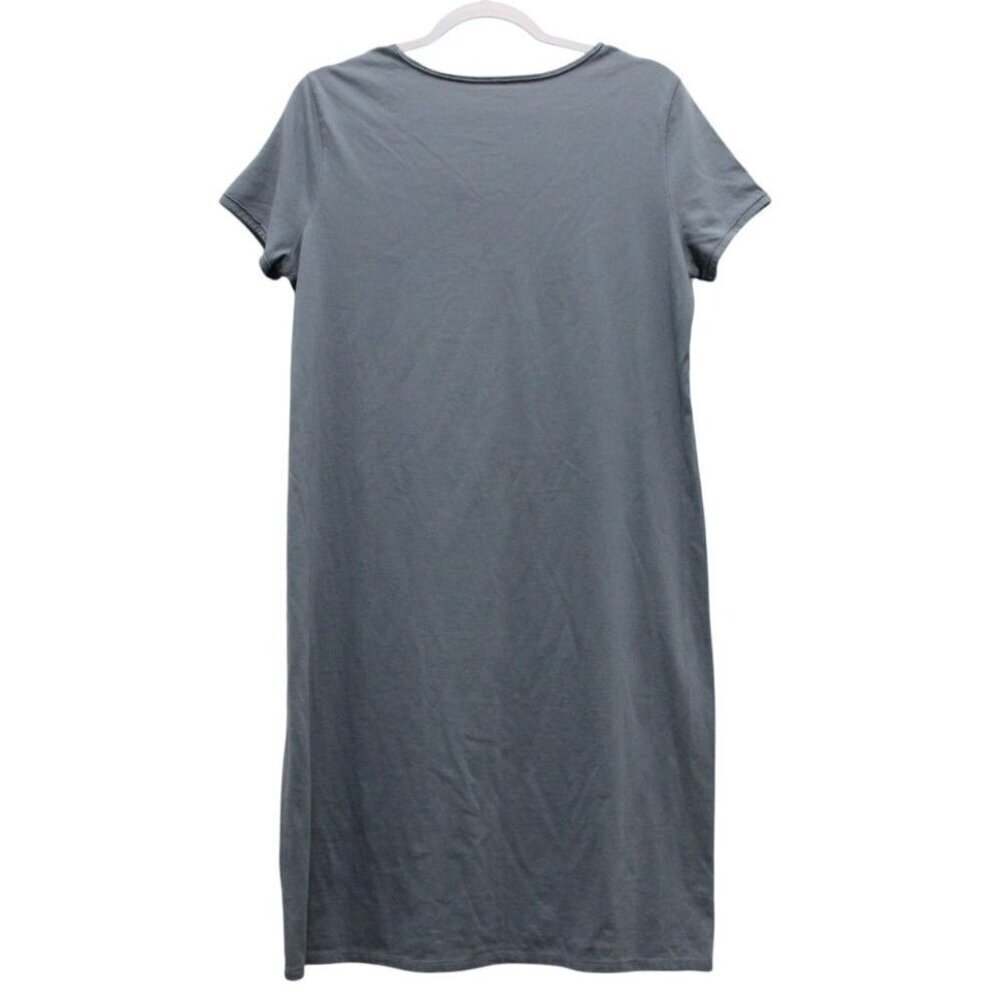 J Jill T-Shirt Dress Size Small Summers Edge Beach Coastal Cotton Boho Lagenlook - Picture 7 of 11